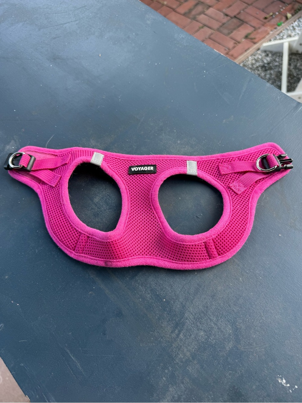 Voyager Pink Mesh Step-In Dog Harness XS - Reflective, Adjustable